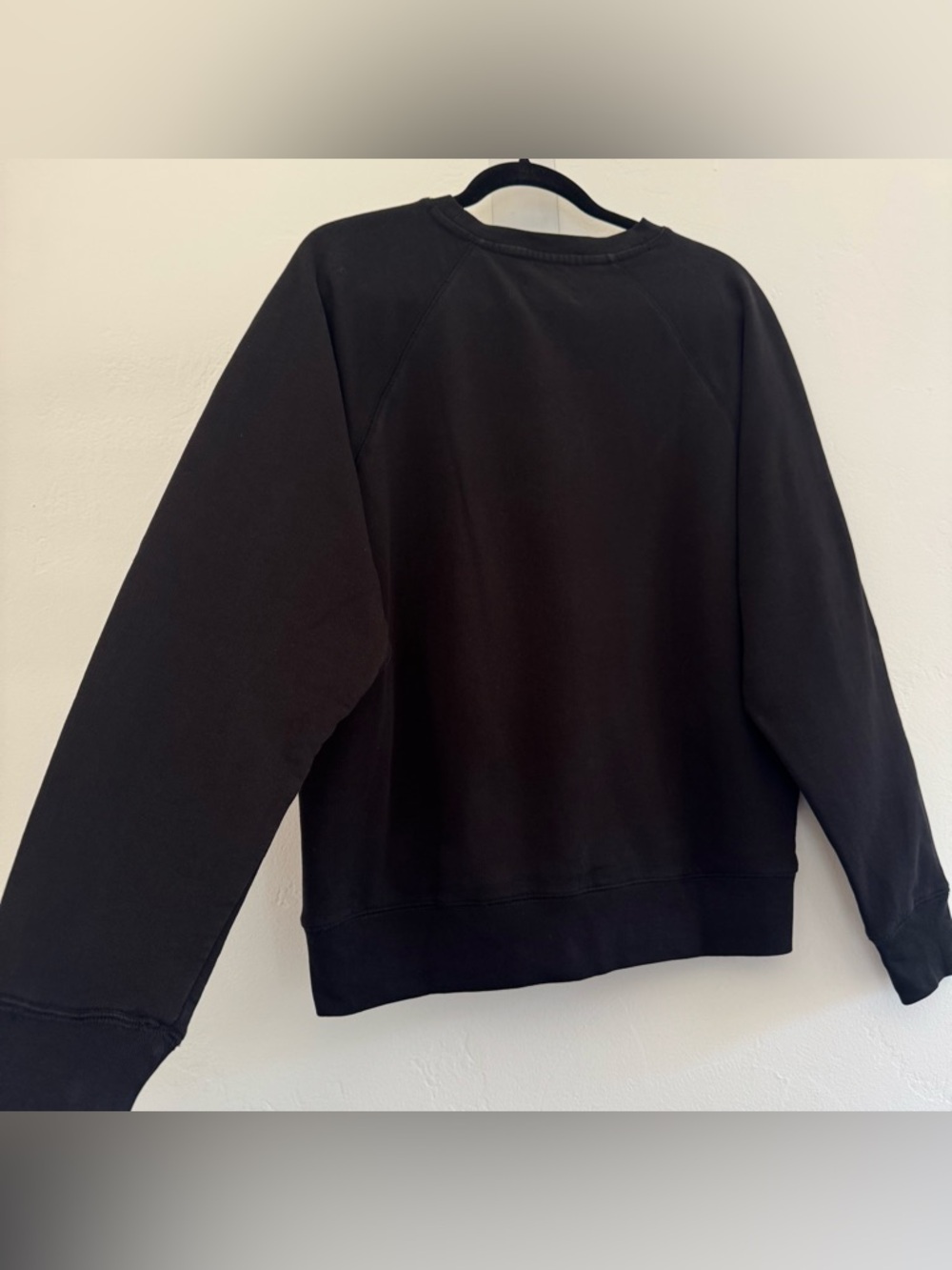 Zadig & Voltaire Upper Amour Foil Black Gold Crewneck Pullover Sweatshirt Cotton - Picture 7 of 11